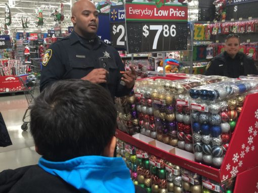 H.O.M.E. Presents: Shop With A Cop At Waltmart 2016